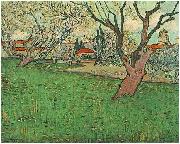 Vincent Van Gogh View of Arles with flowering trees Spain oil painting artist